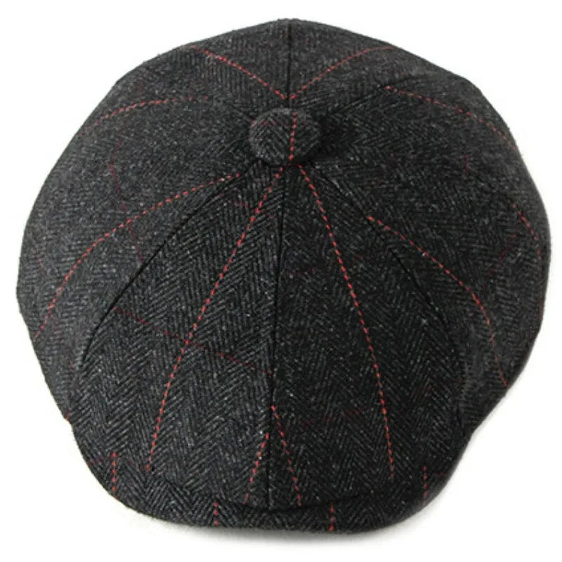 "Cooper" Newsboy Wool Cap