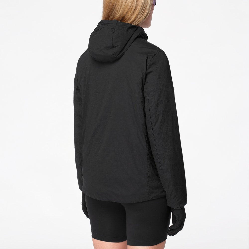 Women's Insulated Hooded Jacket - Brown