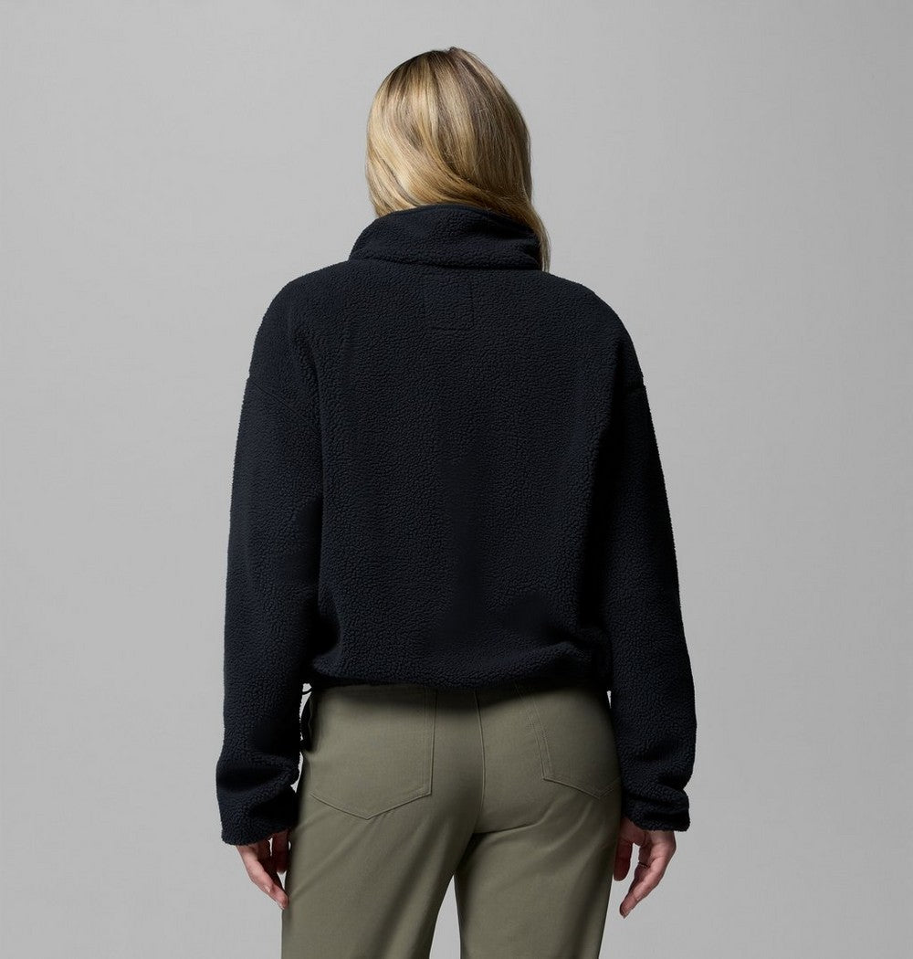 Women's Cropped Half-Snap Fleece Pullover