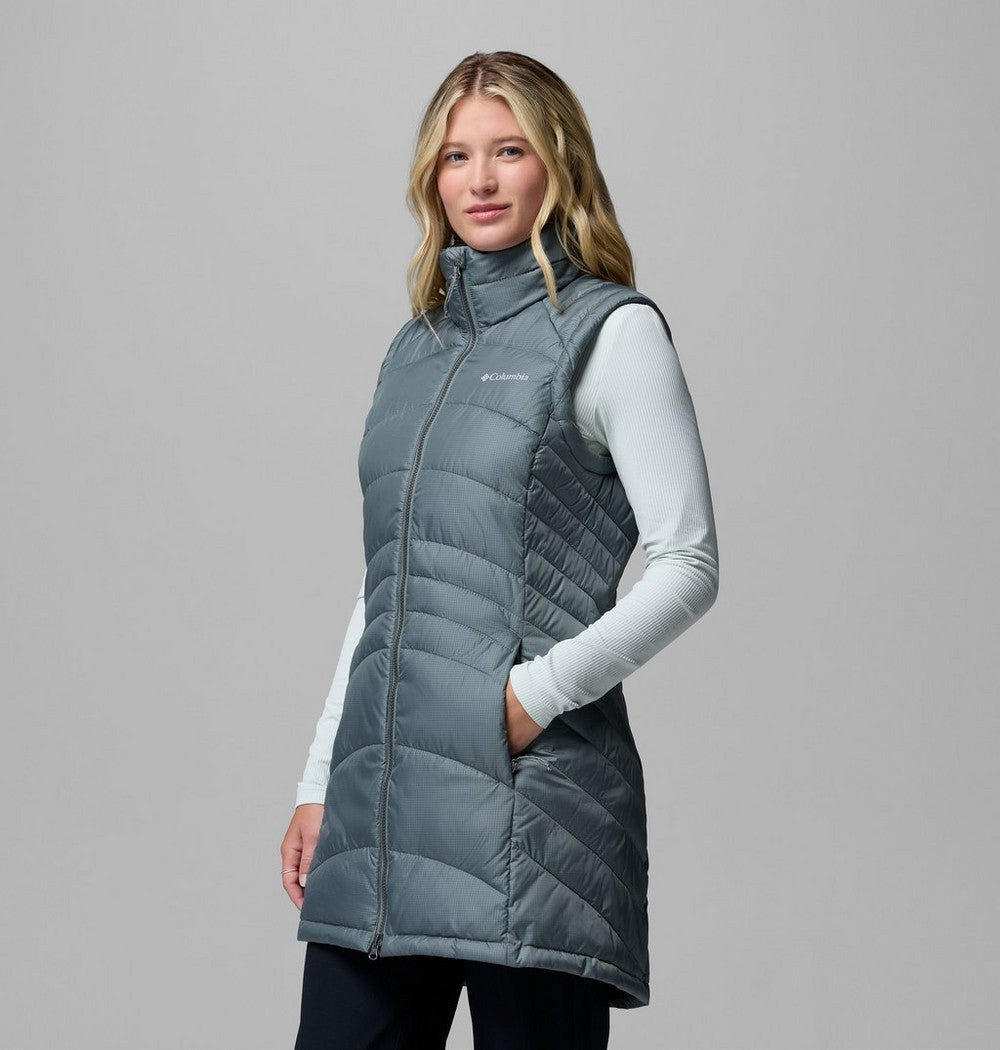 Women's Long Insulated Vest - Sage