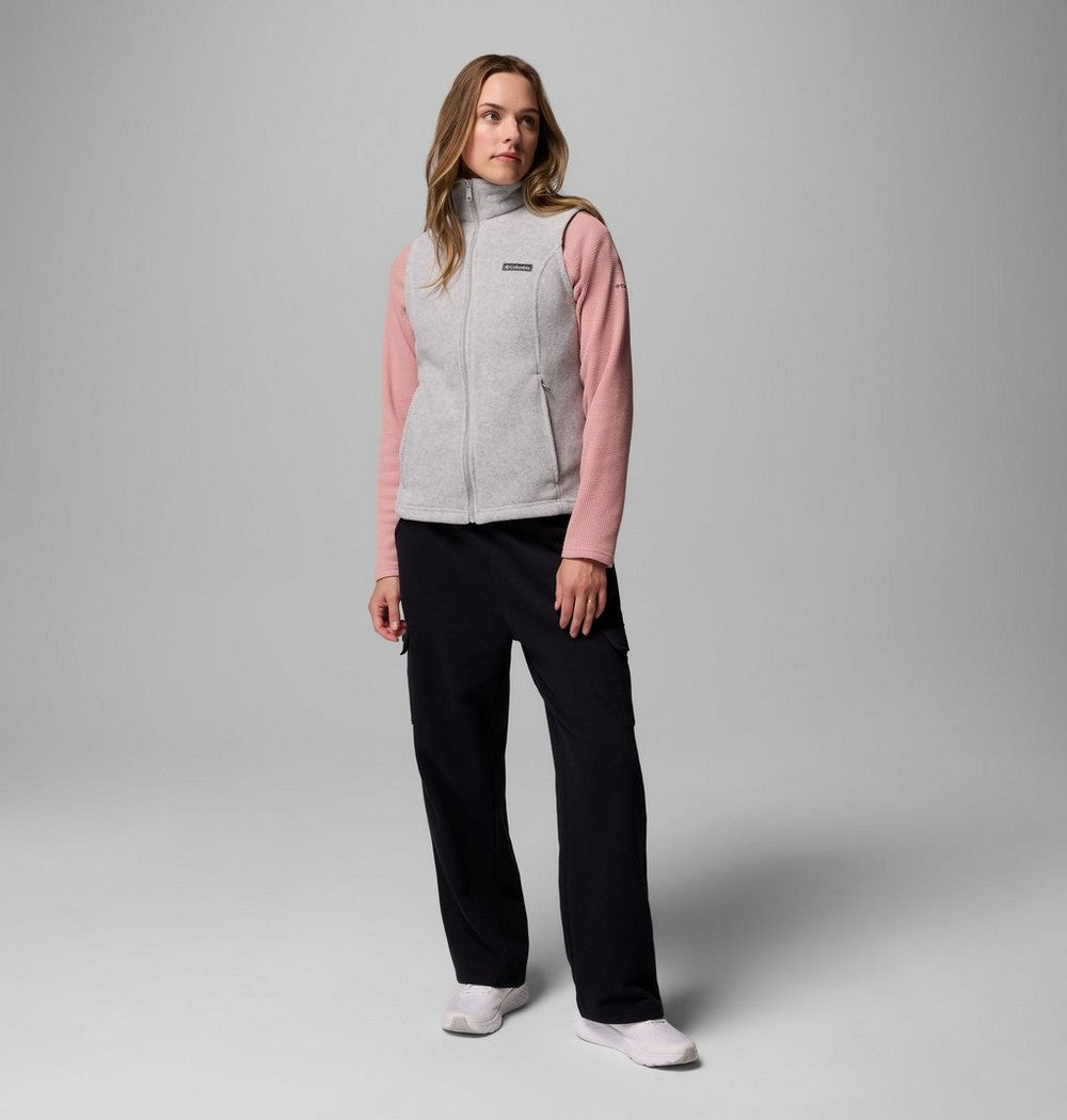 Women's Fleece Vest - Chalk