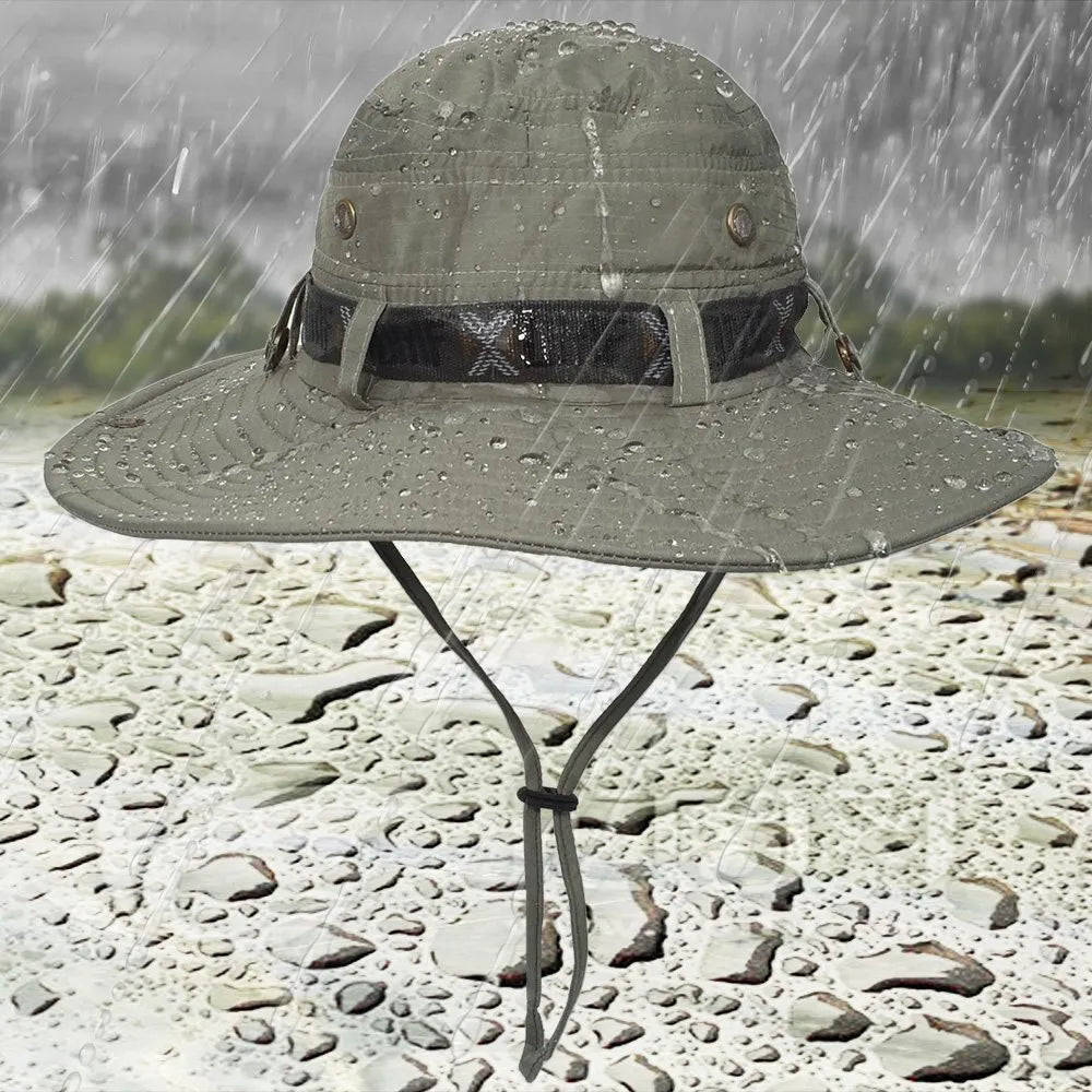 Sun Protection Hat For Fishing, Waterproof And Uv Protection Hat For Summer, Hat For Hunting And Camping