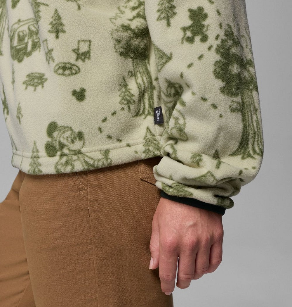 Women's Printed Half-Snap Fleece Pullover
