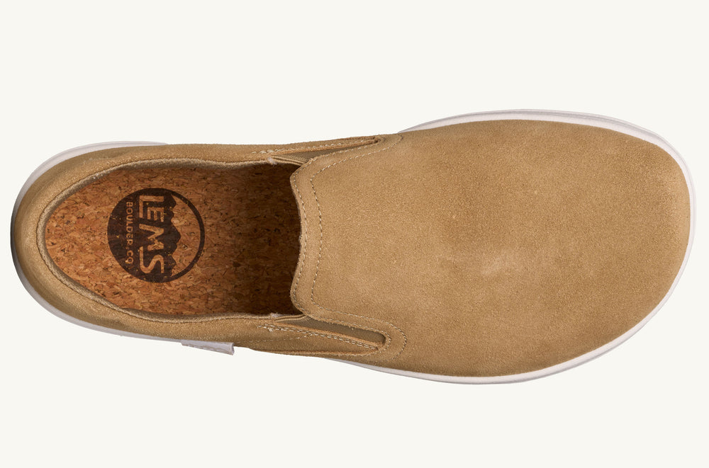 Women's Suede Slip-On Shoe - Driftwood