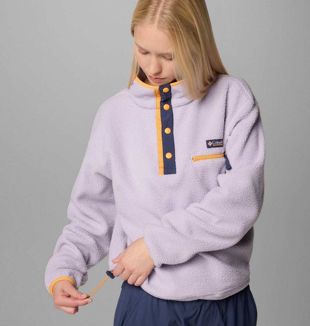 Women's Cropped Half-Snap Fleece Pullover