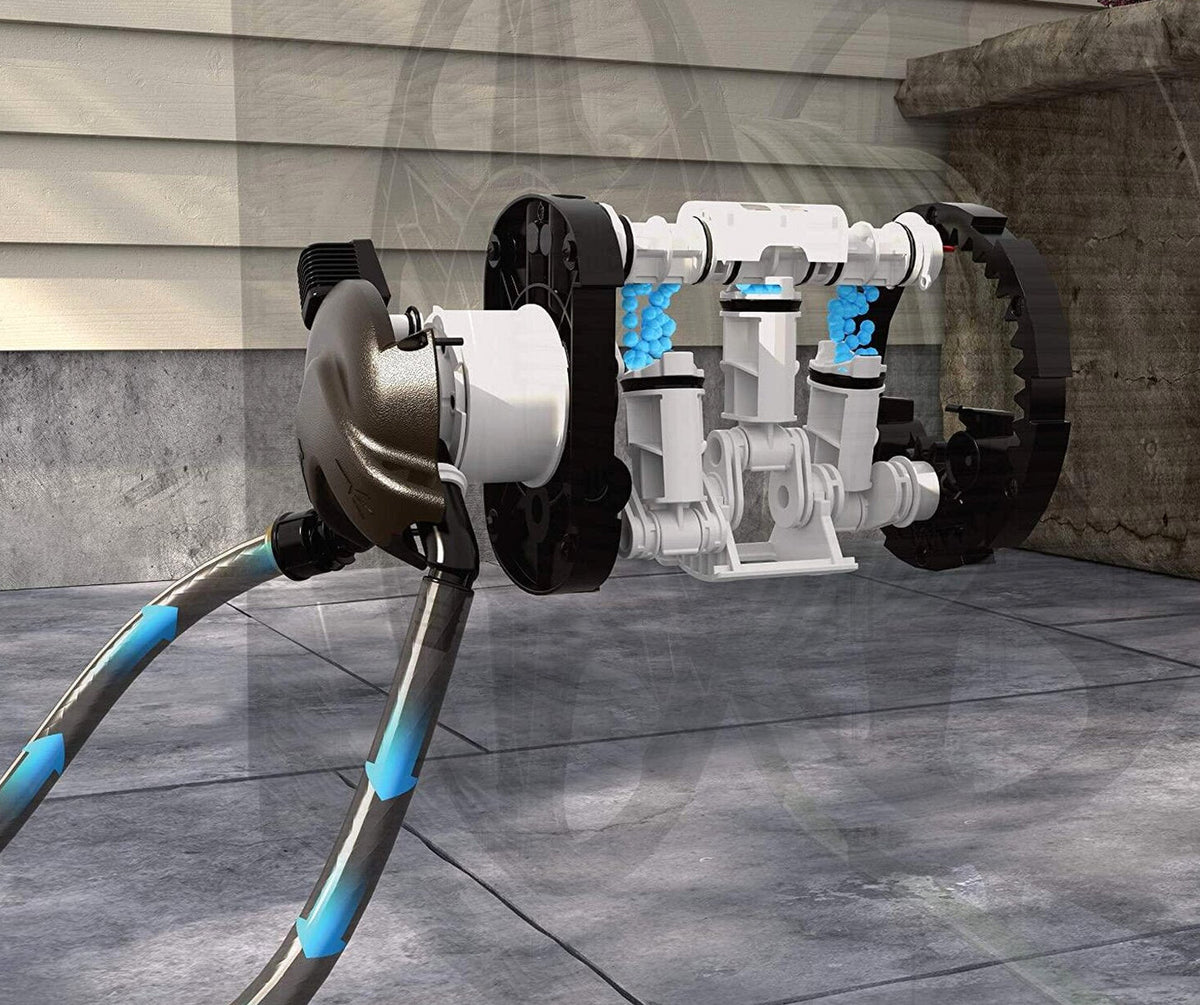Suncast Aquawinder Wicker Garden Hose Reel - Java