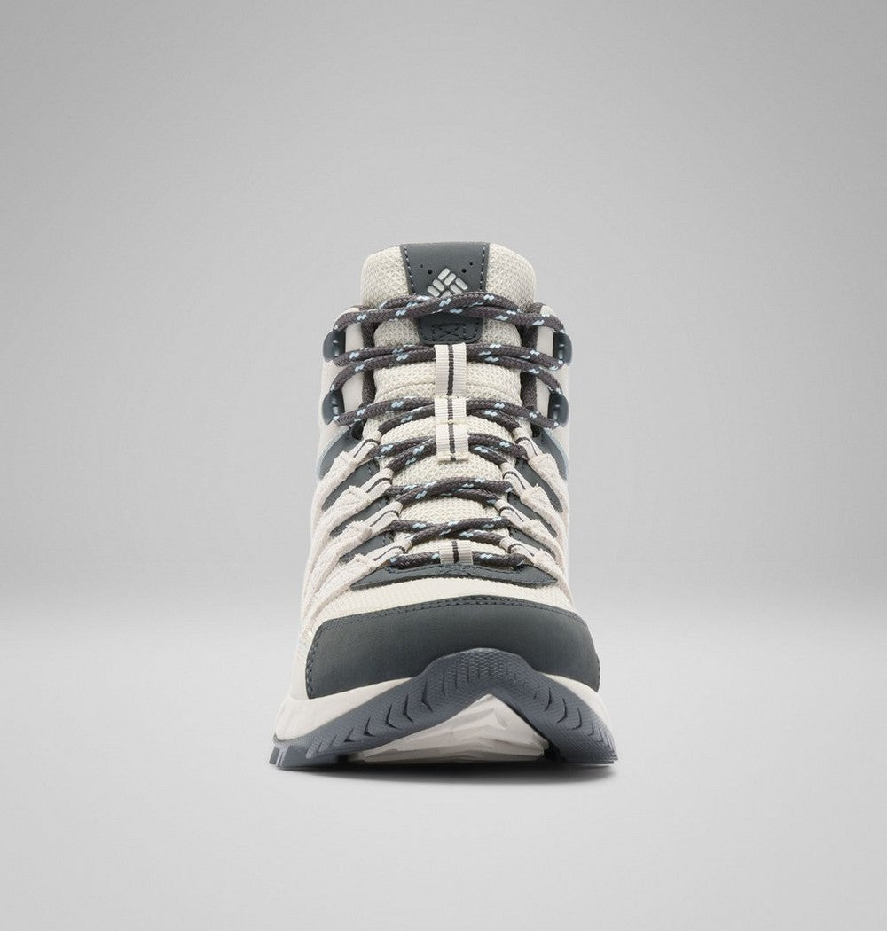 Women's Wide Waterproof Mid Hiking Shoe - Gray