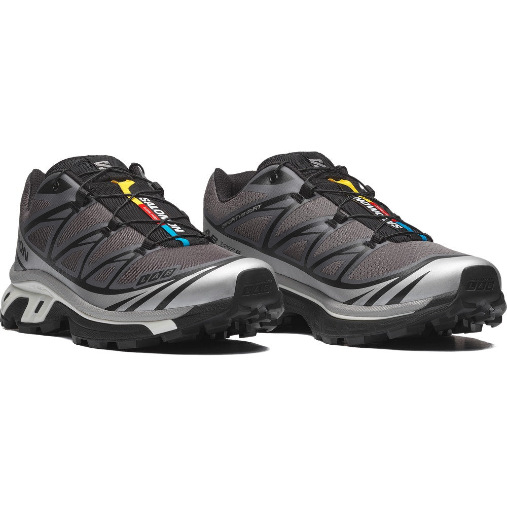Mesh Trail-Inspired Sneakers - Gray