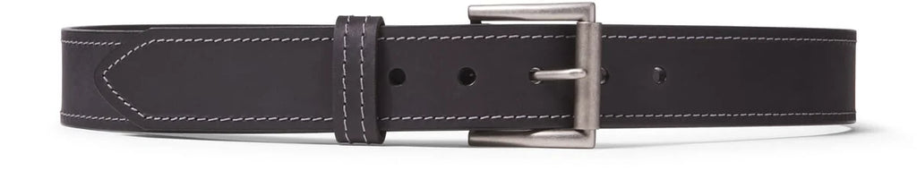 Oil-Tanned Leather Roller Belt - Black