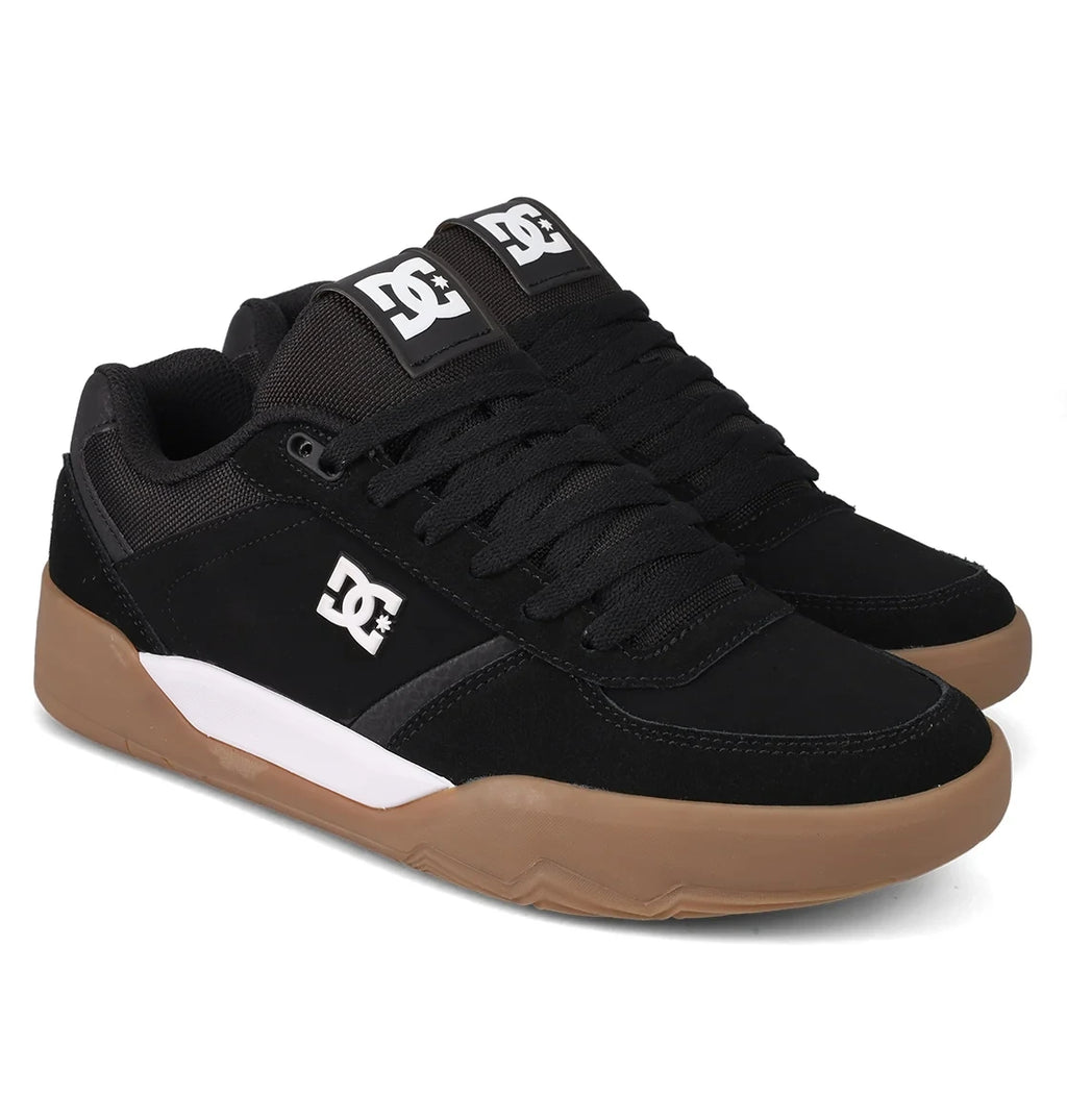 Men's Suede Skate Sneaker - Black White Gum