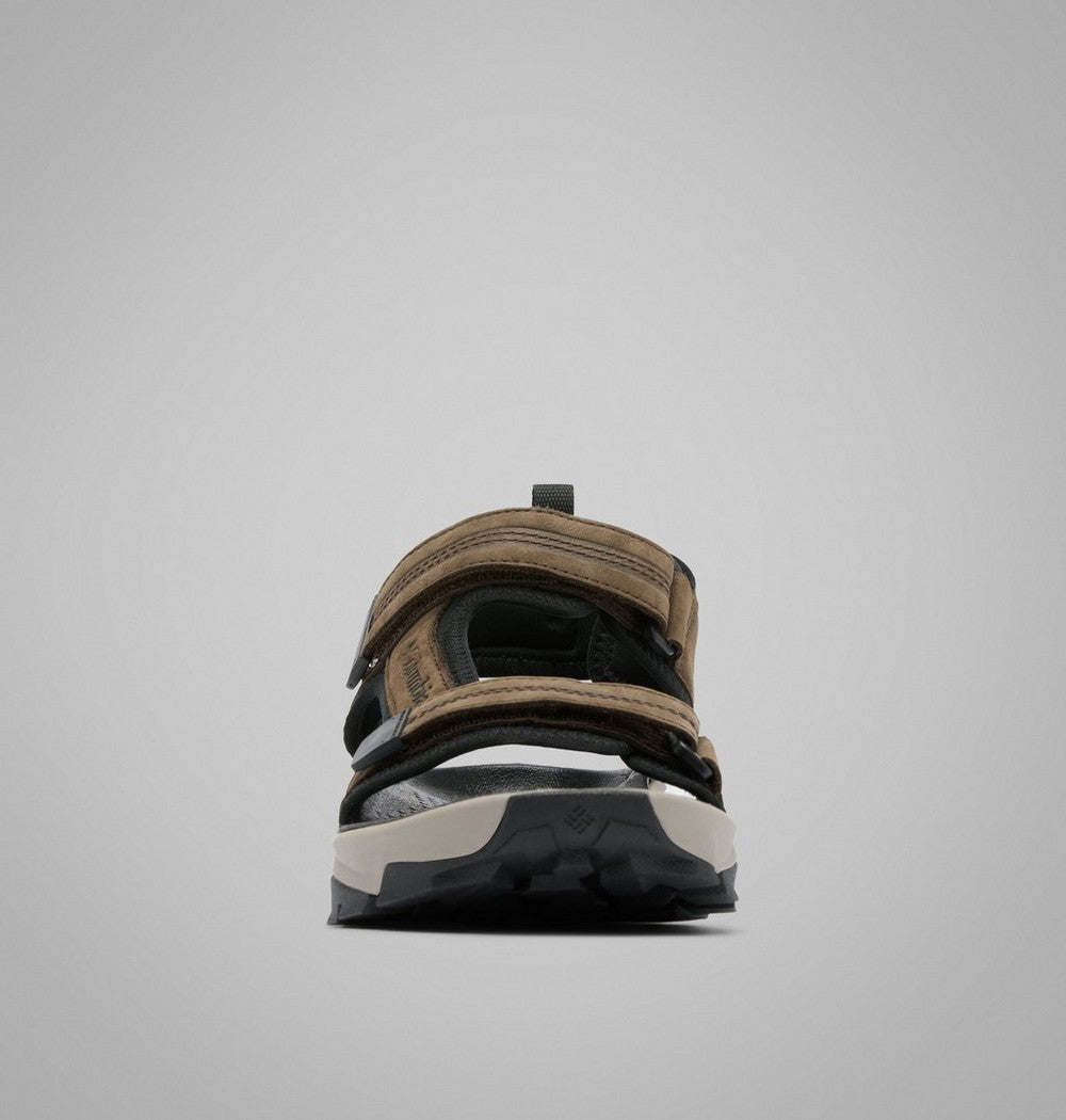 Men's Nubuck Leather Trail Sandal - Black