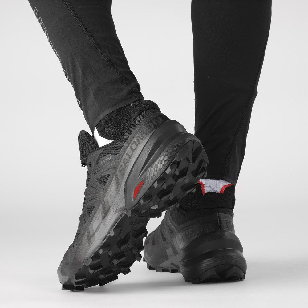 Men's Waterproof Trail Running Shoes - Black
