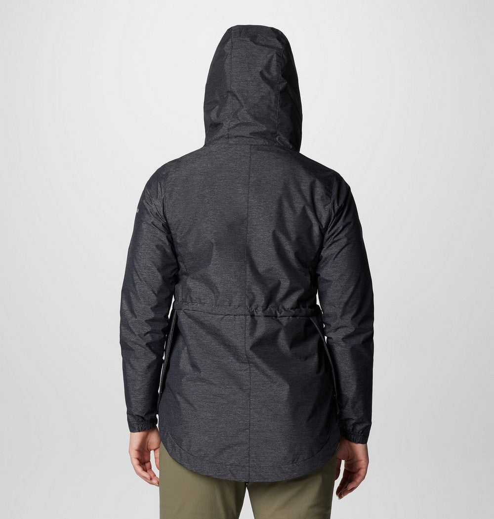 Women's Lightweight Hooded Rain Jacket - Fuchsia