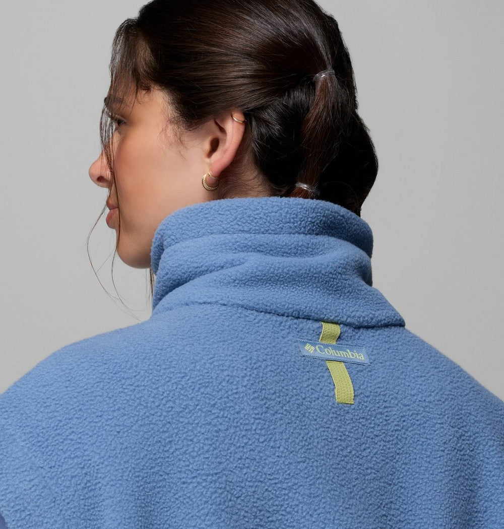 Women's Relaxed Fleece Vest - Blue