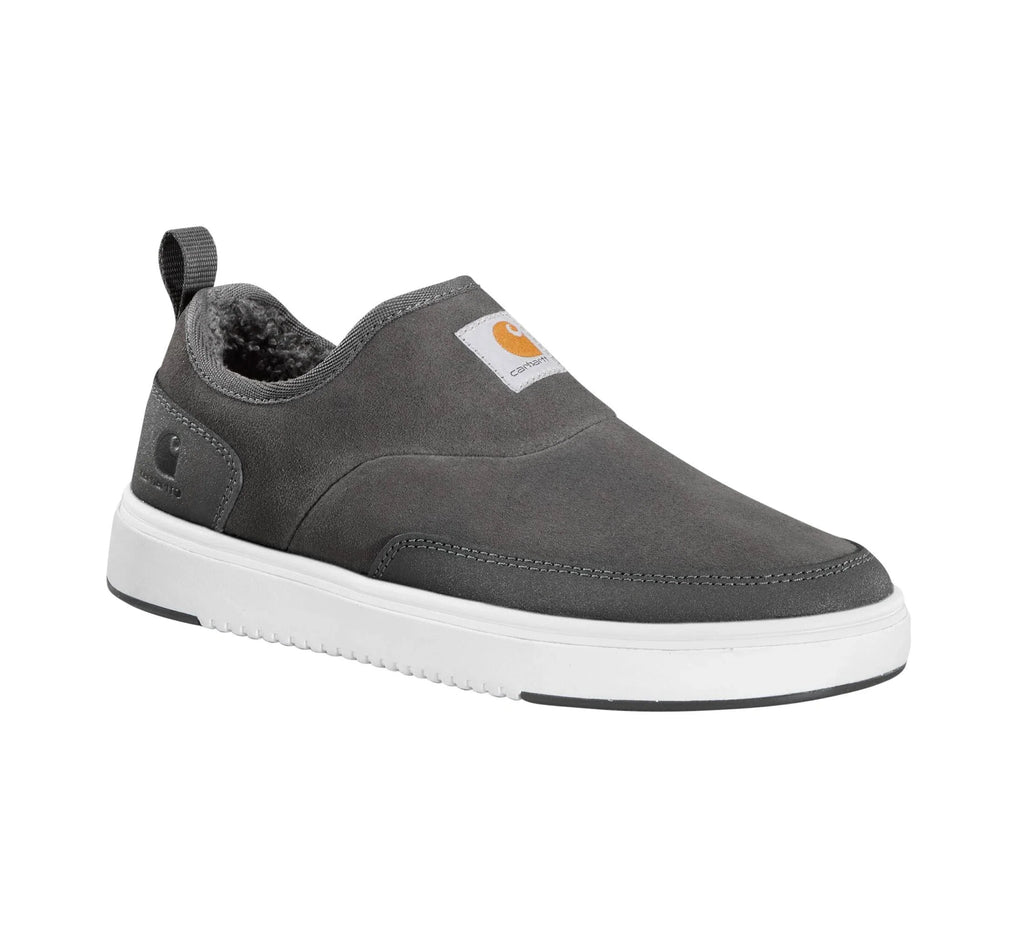 Women's Sherpa-Lined Suede Slip-On Shoe - Brown