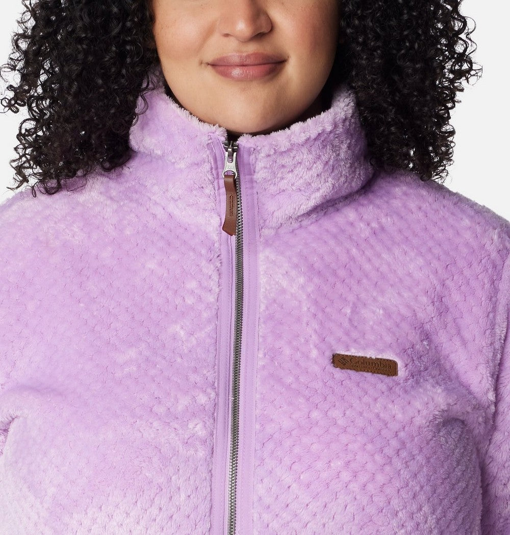 Women's Plus Long Full-Zip Fleece Jacket - Blue