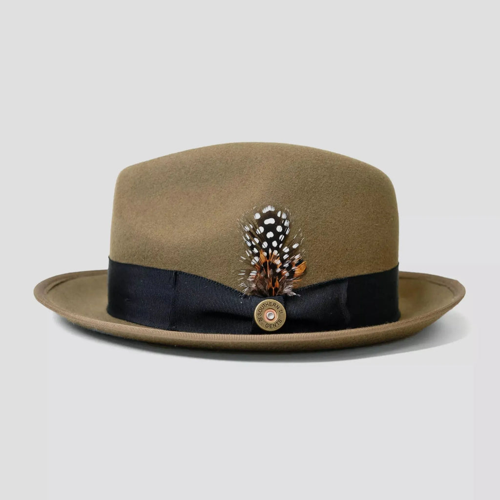 Miller Ranch Trilby Fedora - Grey/Dark Olive