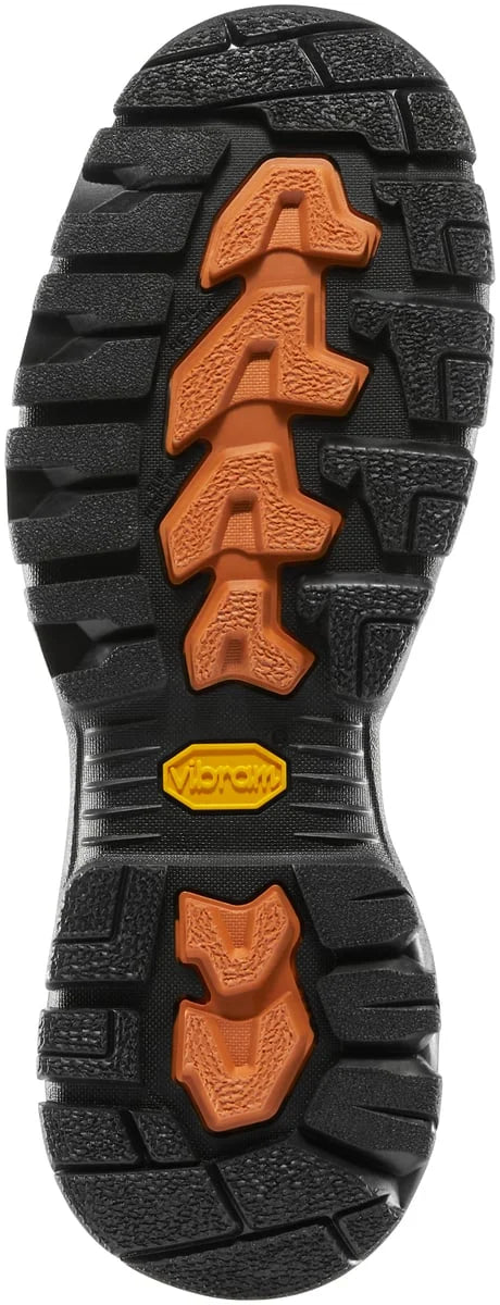 Women's Waterproof Leather Work Boot - Brown/Orange
