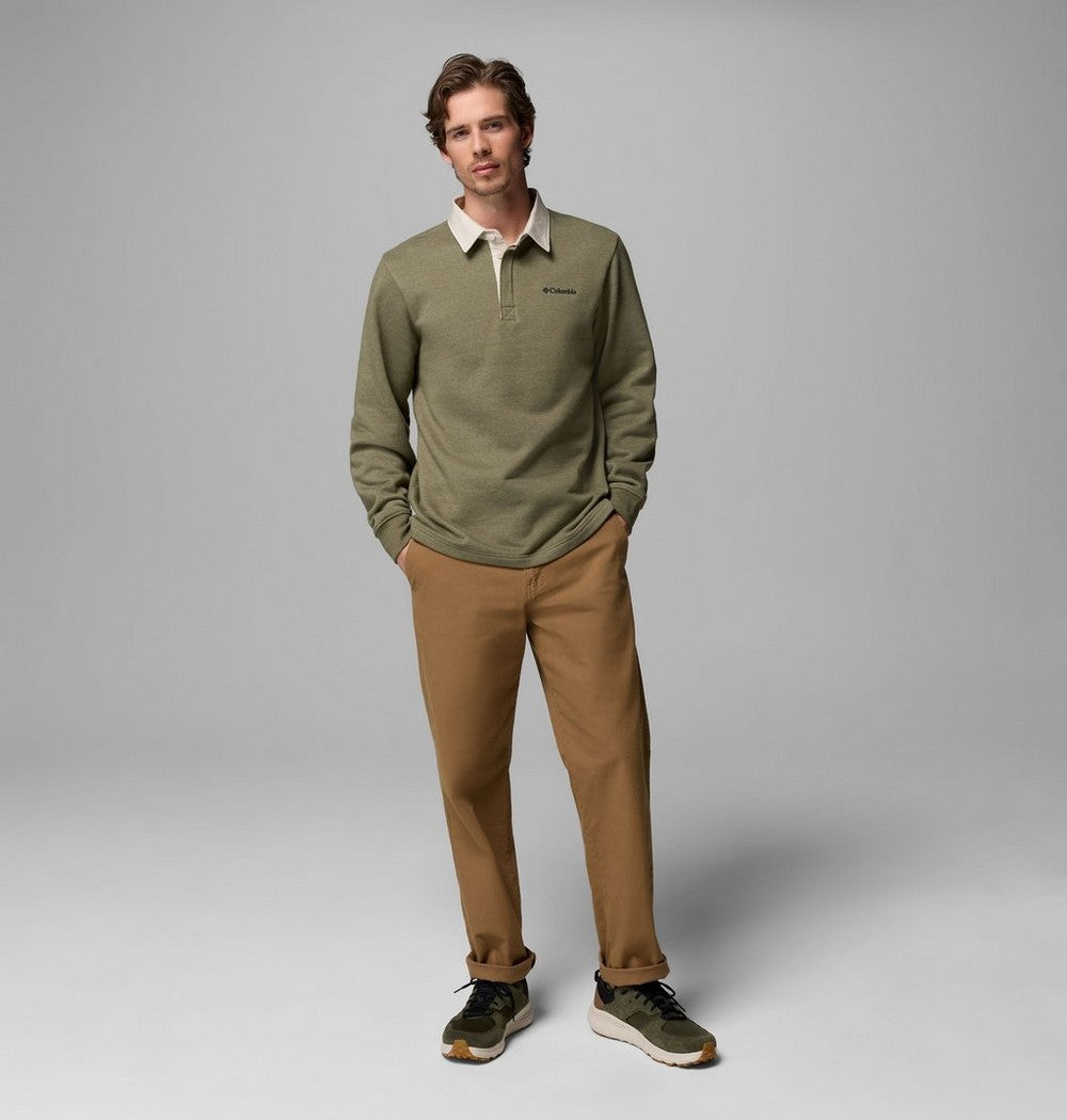 Men's Long-Sleeve Rugby Shirt - Green