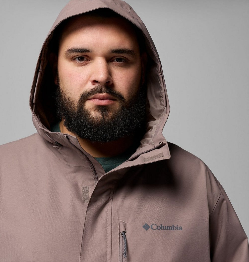 Men's Big Waterproof Rain Jacket - Red