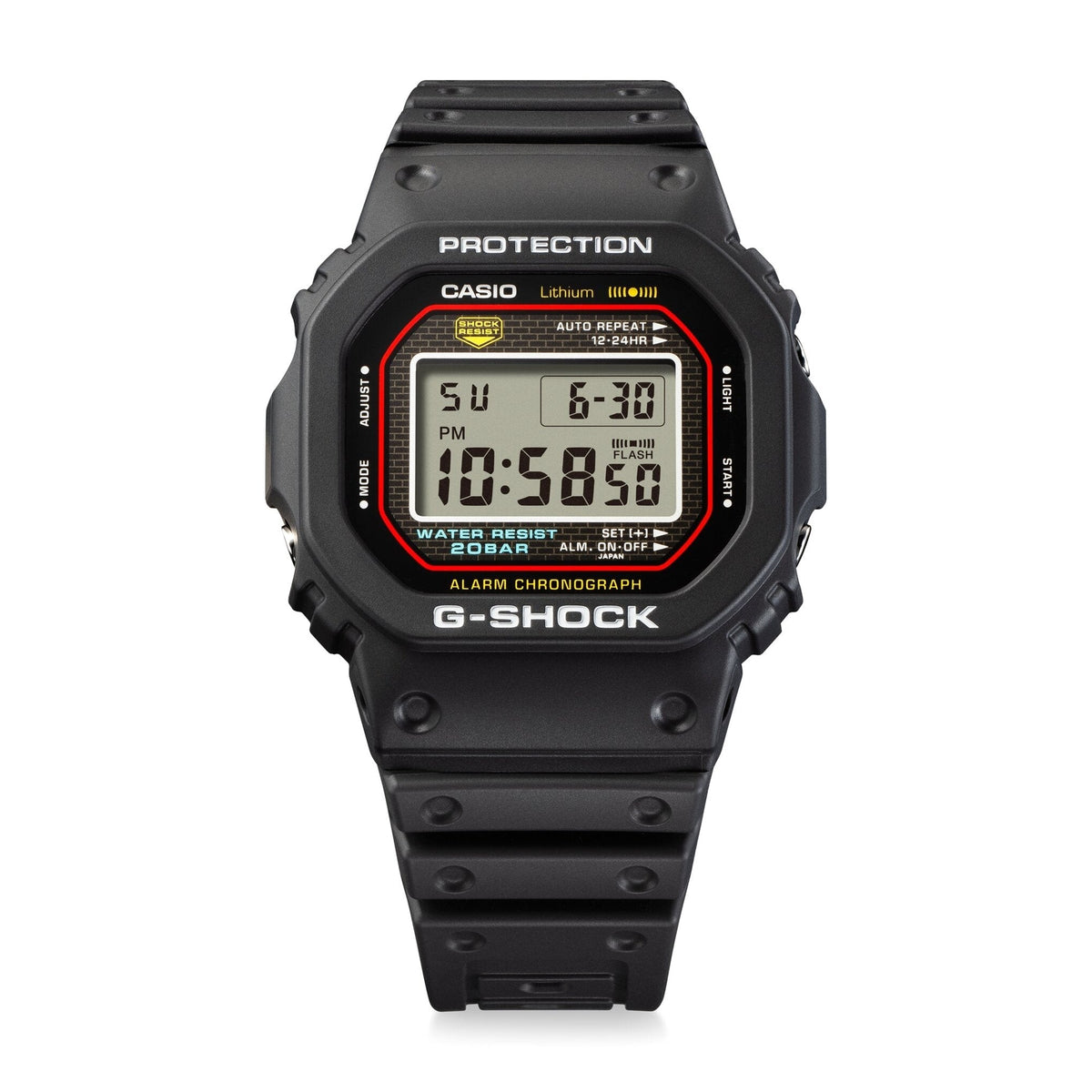 Casio G Shock Revival Digital Watch, 42.3mm, 13.1mm, 184 mm Strap, Stainless Steel