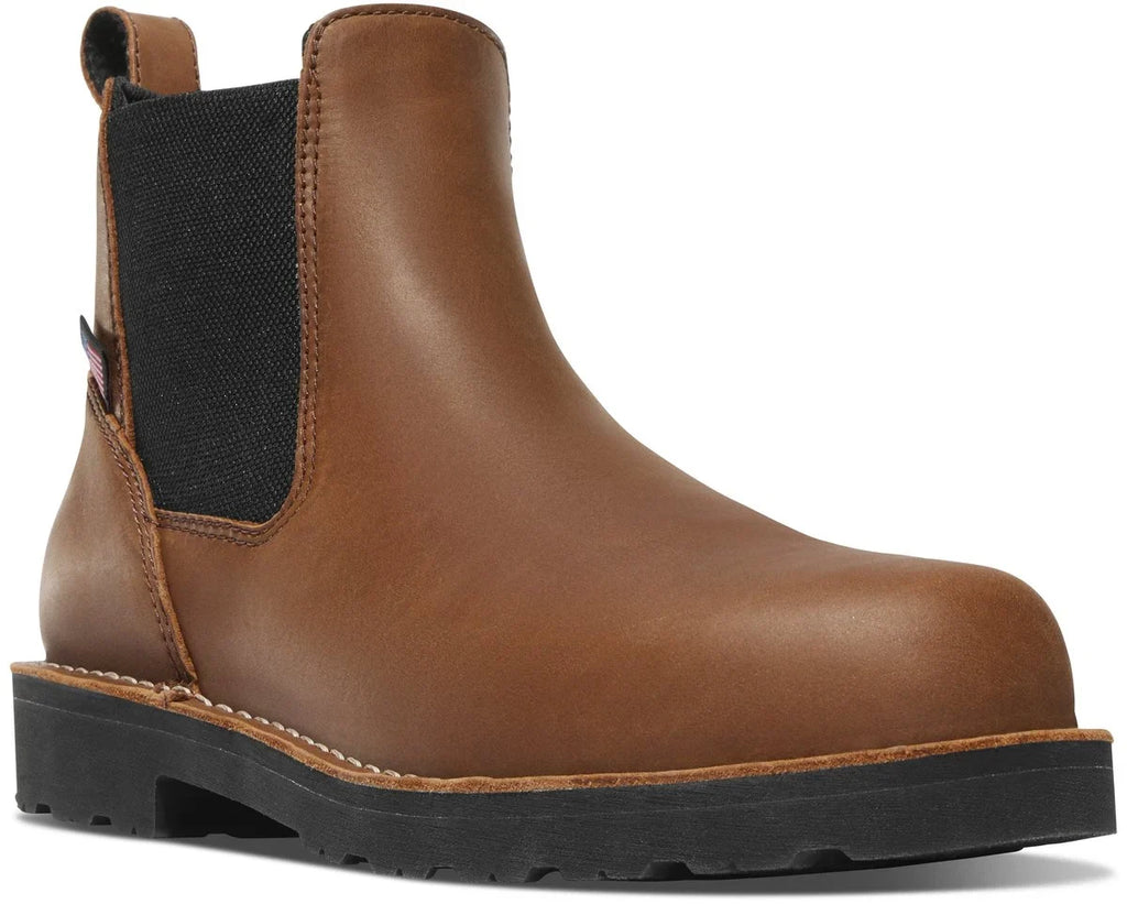 Men's 6-Inch Leather Work Chelsea Boot - Tobacco