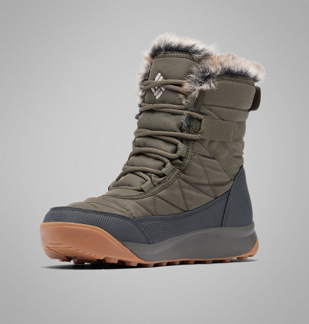 Women's Insulated Winter Ankle Boot - Gray Purple