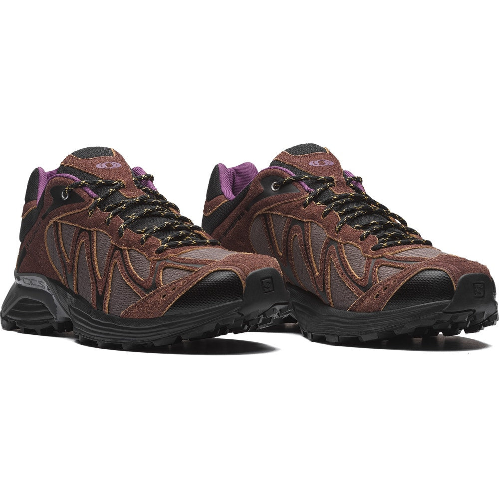 Vintage-Inspired Trail Sneaker - Brown