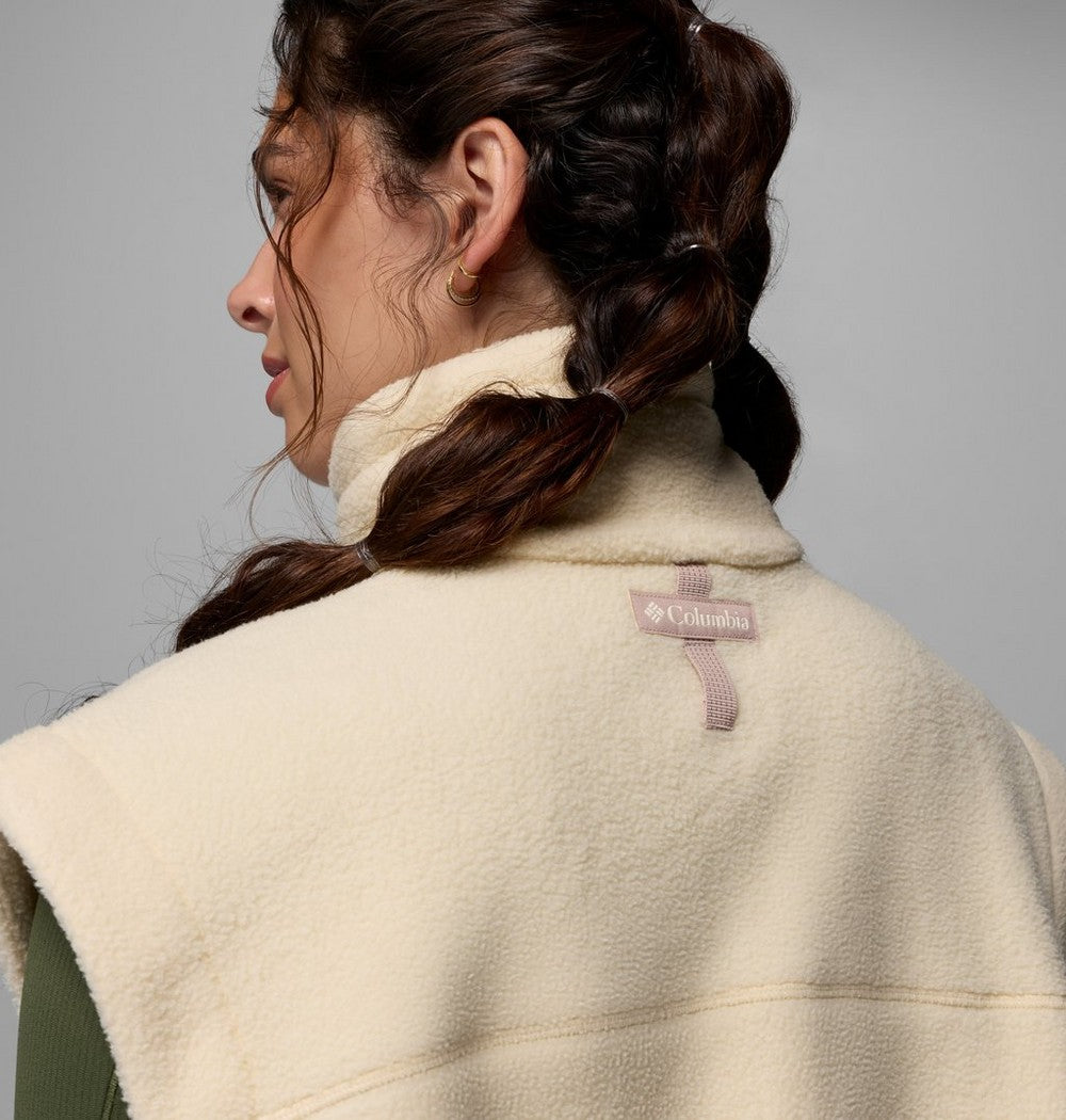 Women's Relaxed Fleece Vest - Blue