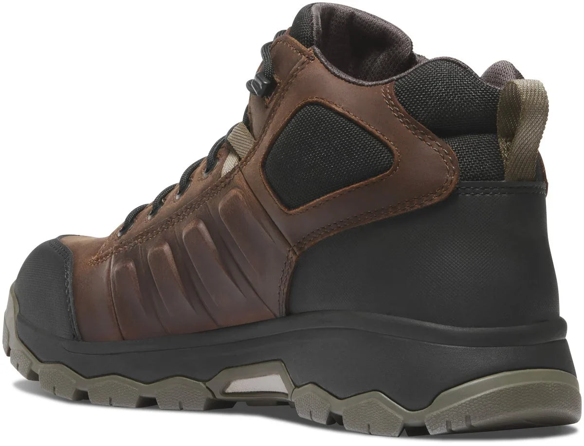 Men's Waterproof Work Boot - Brown/Olive