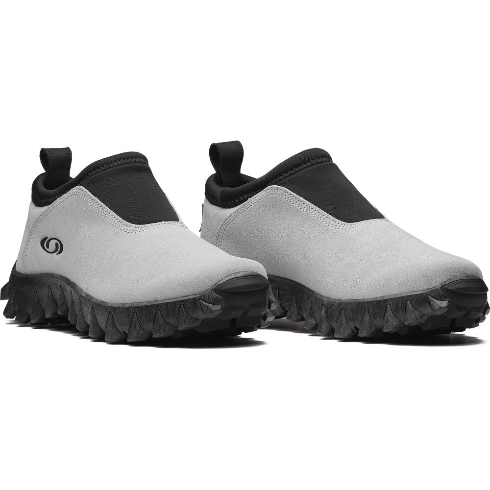 Suede Winter Slip-On Clog - Black