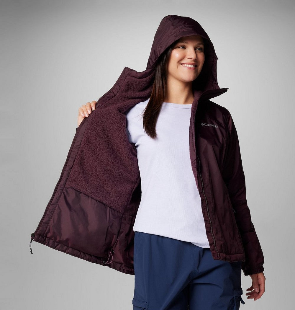 Women's Sherpa-Lined Insulated Jacket - Green