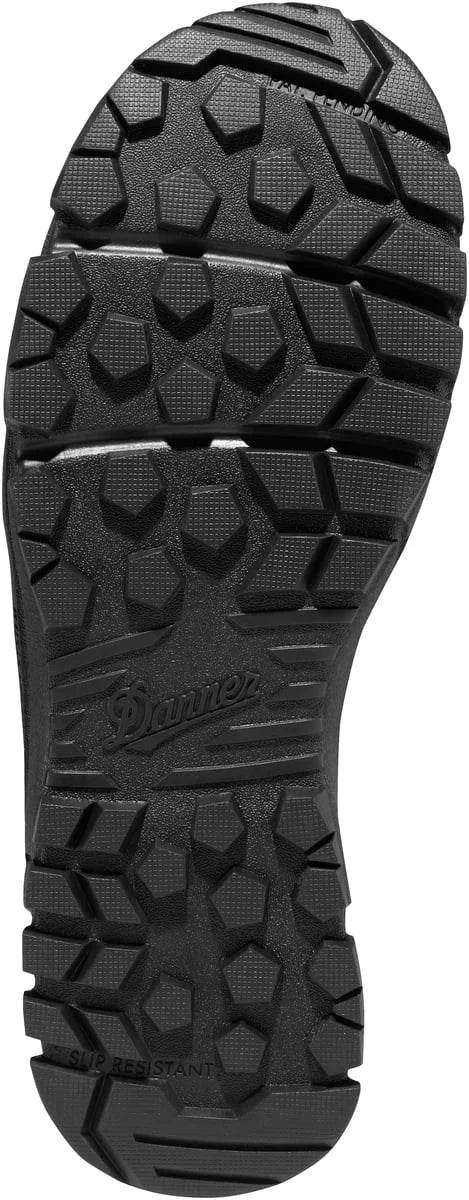 Men's 8-Inch Waterproof Side-Zip Duty Boot - Black