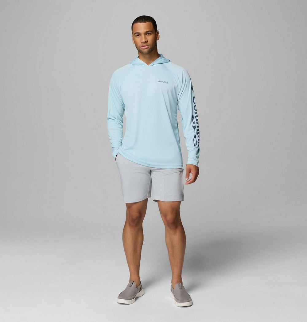 Men's Long-Sleeve Sun Hoodie - Gray