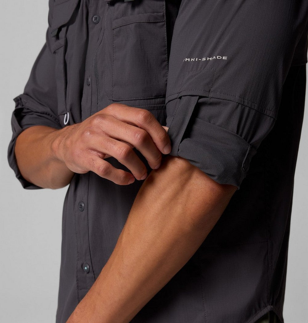 Men's UPF 50 Fishing Button-Up Shirt - Navy