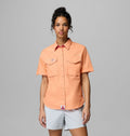 Women's Short Sleeve Fishing Shirt - Pink