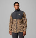 Men's Water-Resistant Sherpa Fleece Jacket - Camo