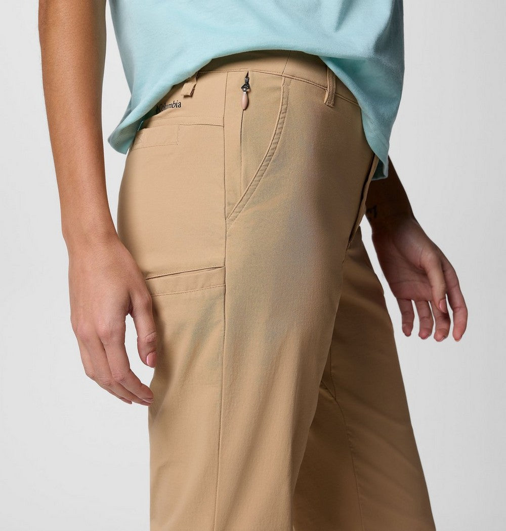 Women's UPF 50 Hiking Capris - Tan