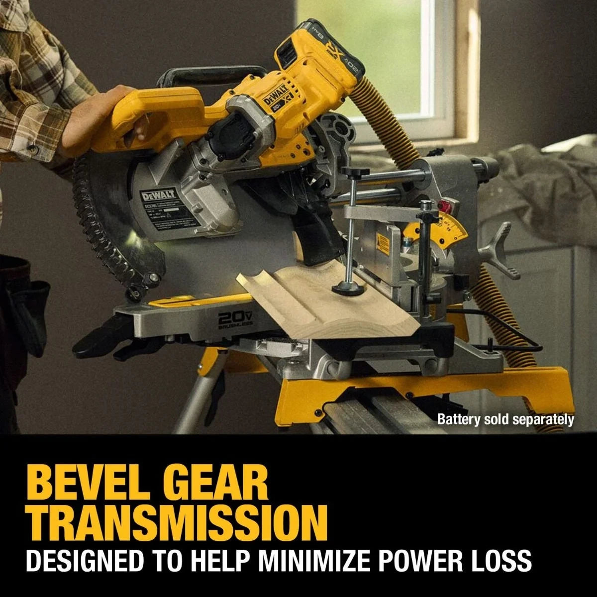 20V 12-Inch Double-Bevel Sliding Miter Saw