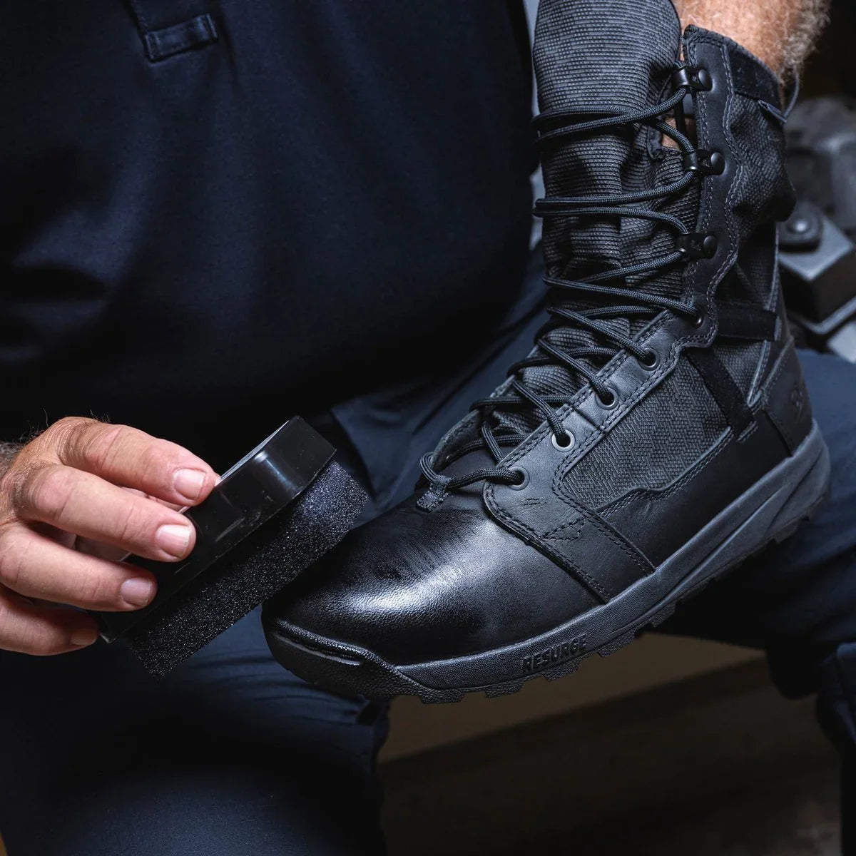 Men's 8-Inch Waterproof Tactical Boot - Black