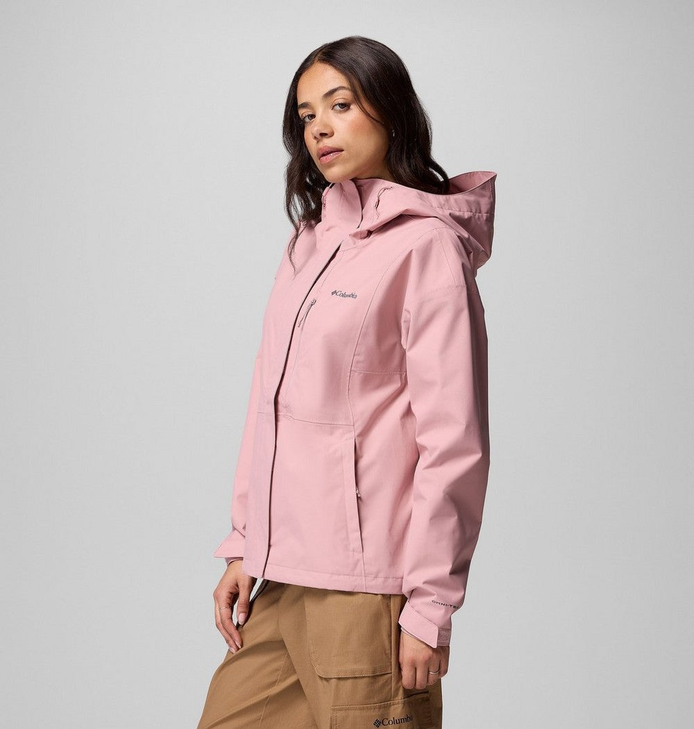 Women's Waterproof Rain Jacket - Coral