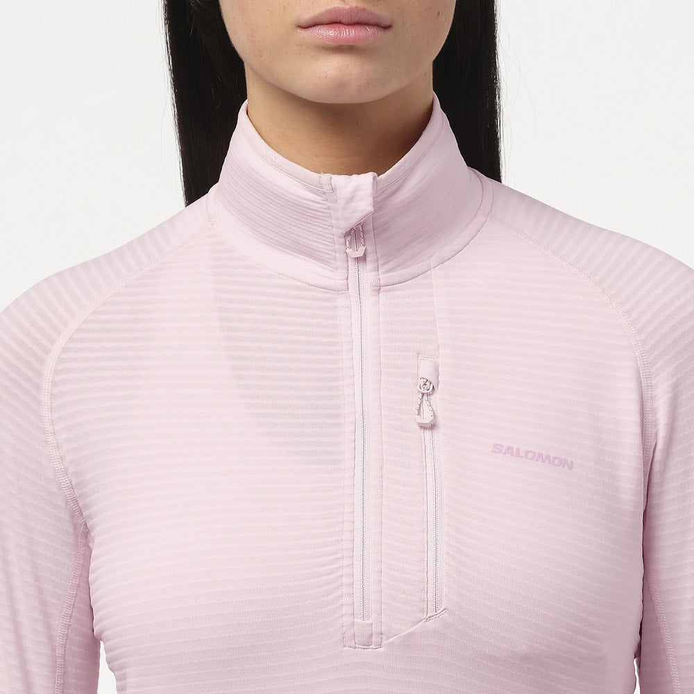 Women's Half-Zip Fleece Midlayer - Cardamom