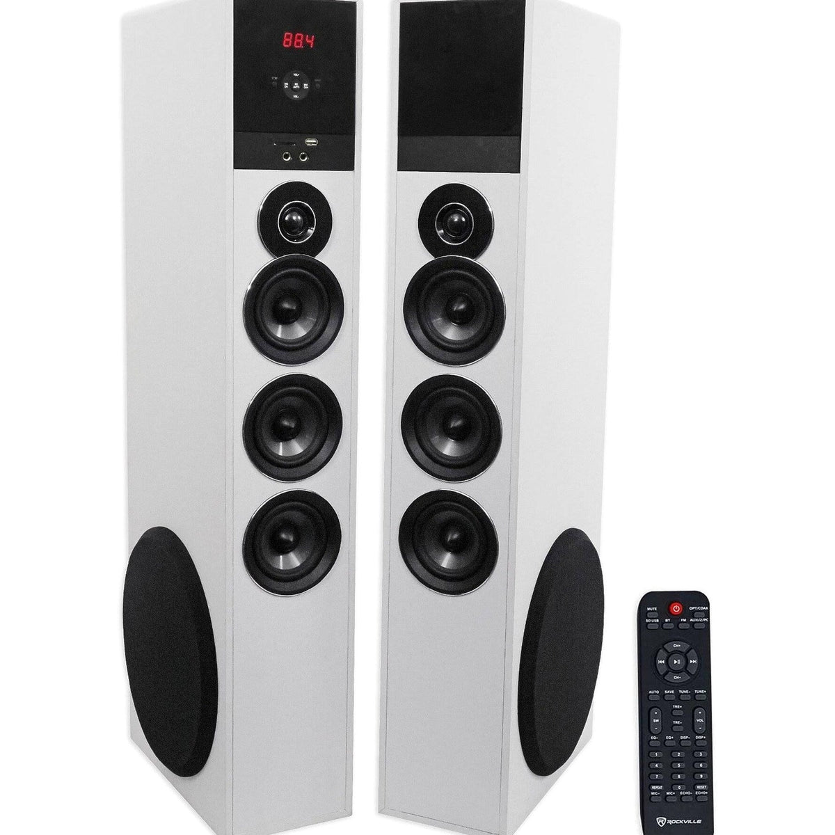 Rockville Home Theater System With 10in Subwoofer, Bluetooth, And Remote Control - TM150W