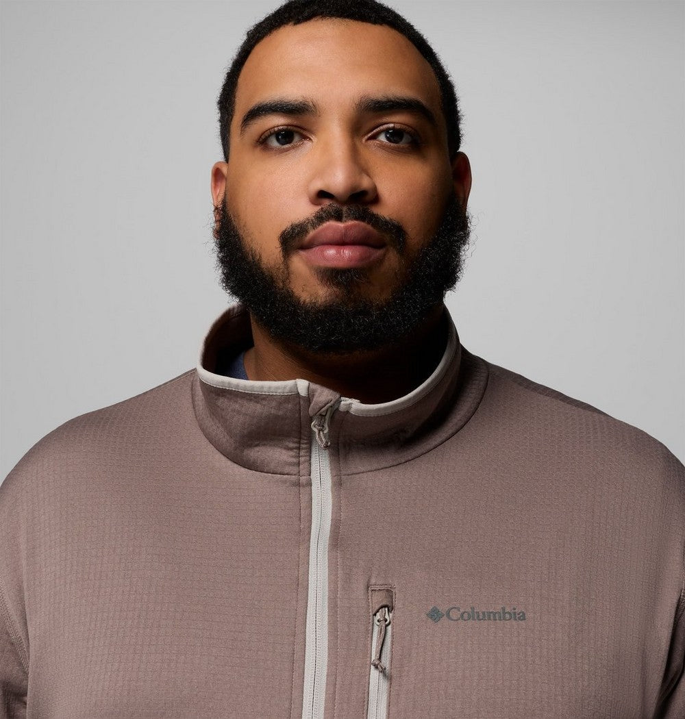 Men's Big Grid Fleece Full-Zip Jacket - Green