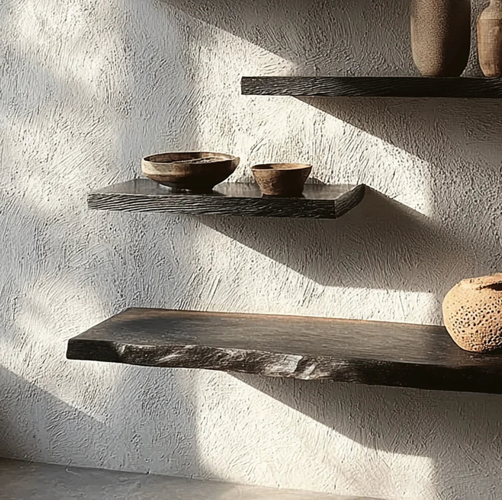 Artisanal Solid Wood Floating Shelf
