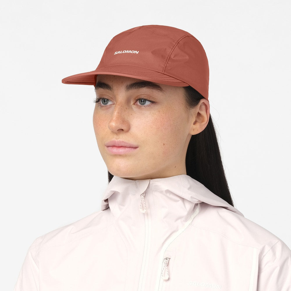 Waterproof Packable Running Cap - Umber