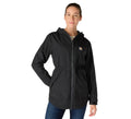 Women's Lightweight Hooded Rain Coat - Black