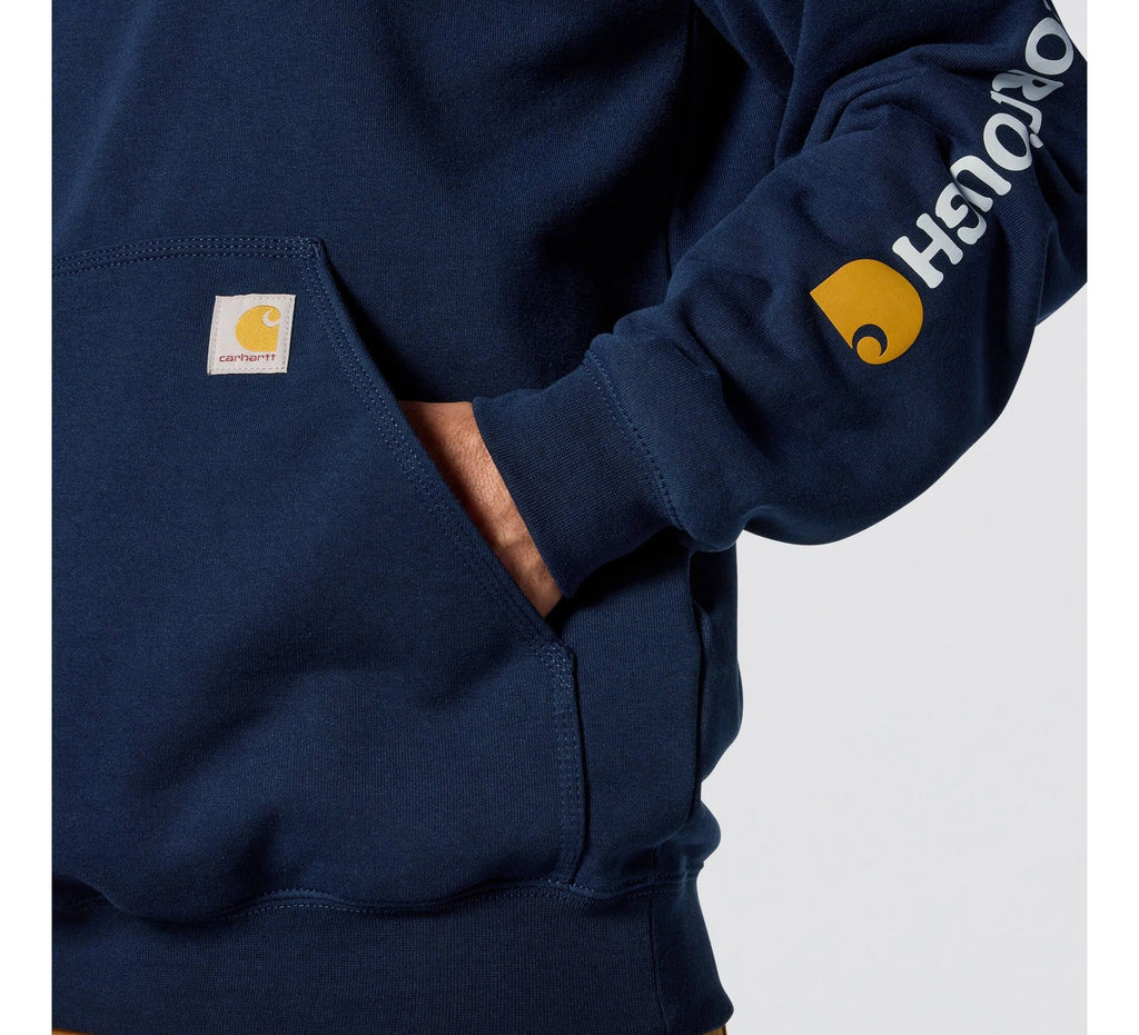 Men's Graphic Pullover Hoodie - Navy