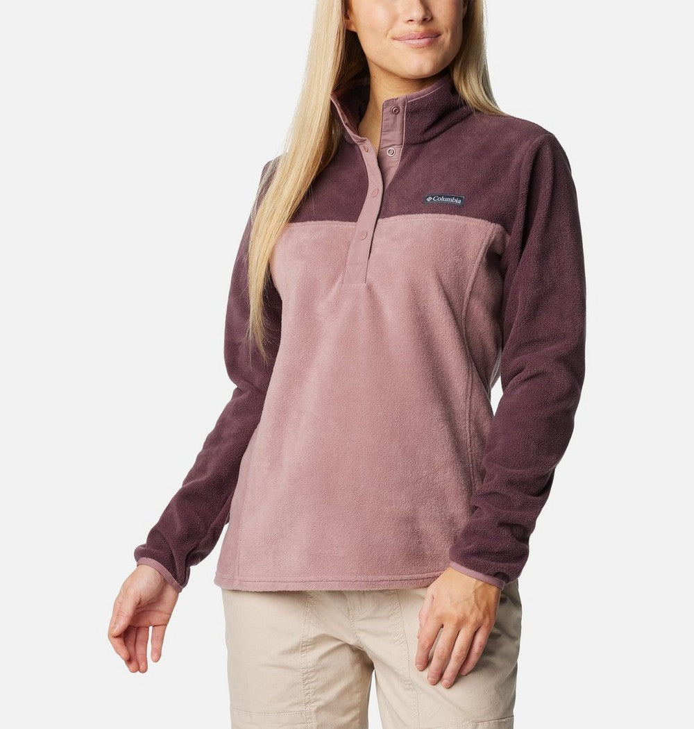Women's Half-Snap Fleece Pullover - Navy
