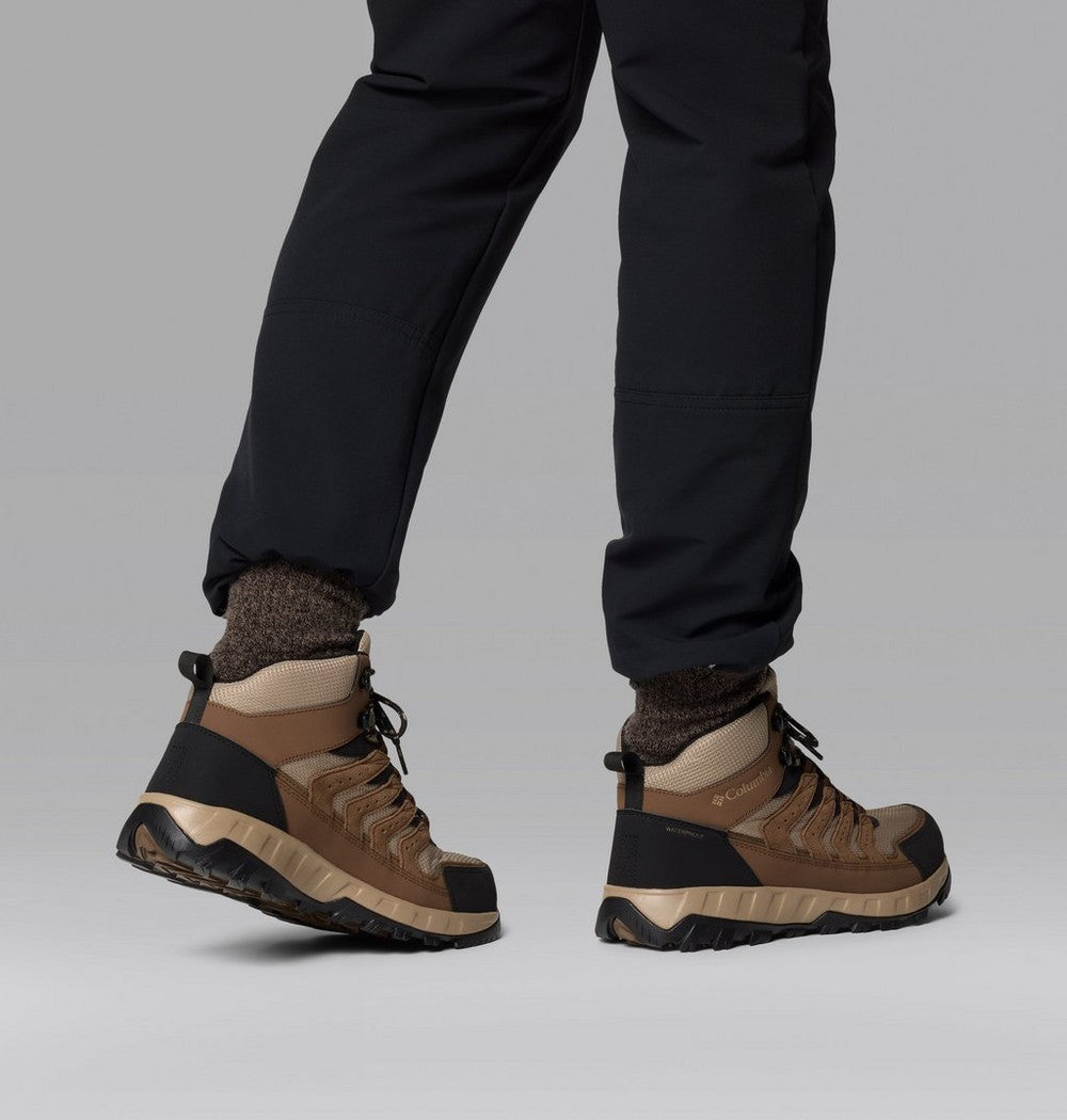 Men's Waterproof Mid Hiking Boot - Brown